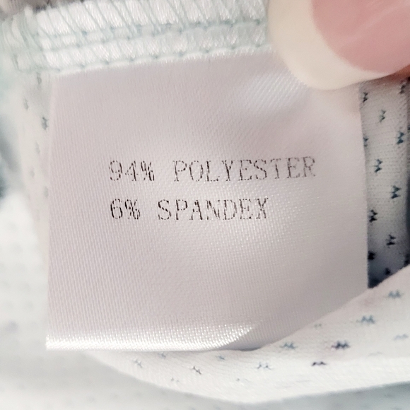 Soneven Women Sleeveless Golf Polo Shirt Argyle Blue Size Small Moisture Wicking - Picture 10 of 10